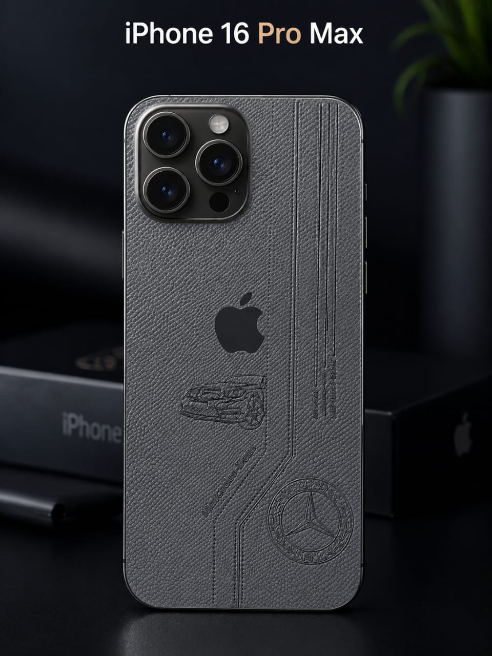 Premium Leather Mobile Skin Sheet – Custom Cut, Anti-Scratch Stylish Back Cover Wrap | Ultra Slim Protection by Deal Bay